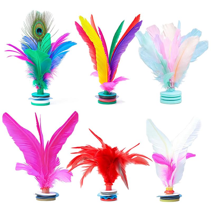 Feather Shuttlecock - 1 volant de badminton coloré, volant