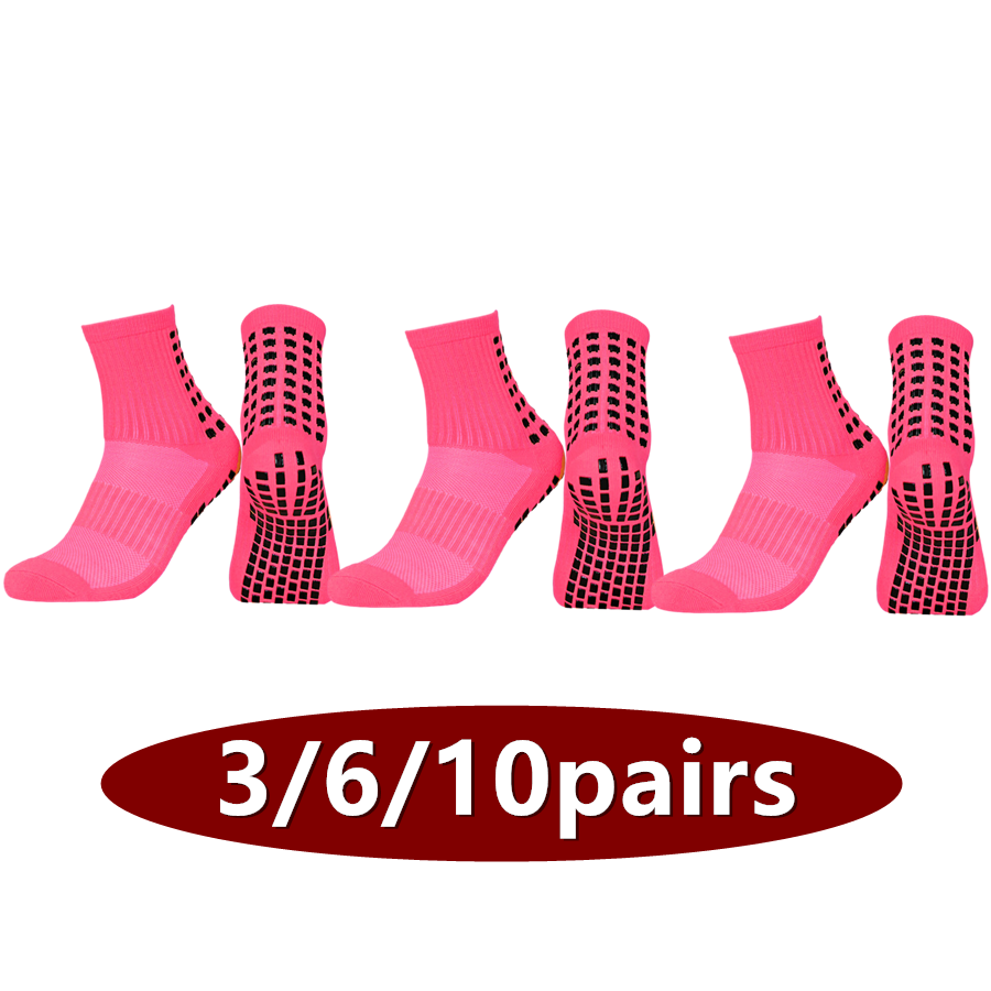 Sports Grip - 3/6/10 paires de chaussettes antidérapantes pour