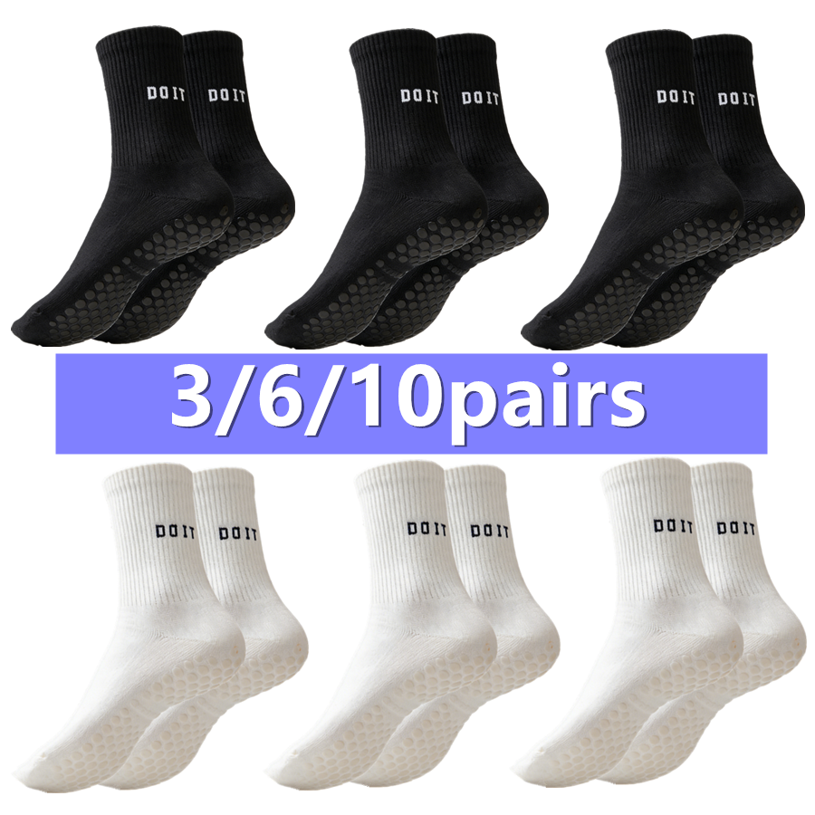 Sports Grip - 3/6/10 paires de chaussettes antidérapantes pour