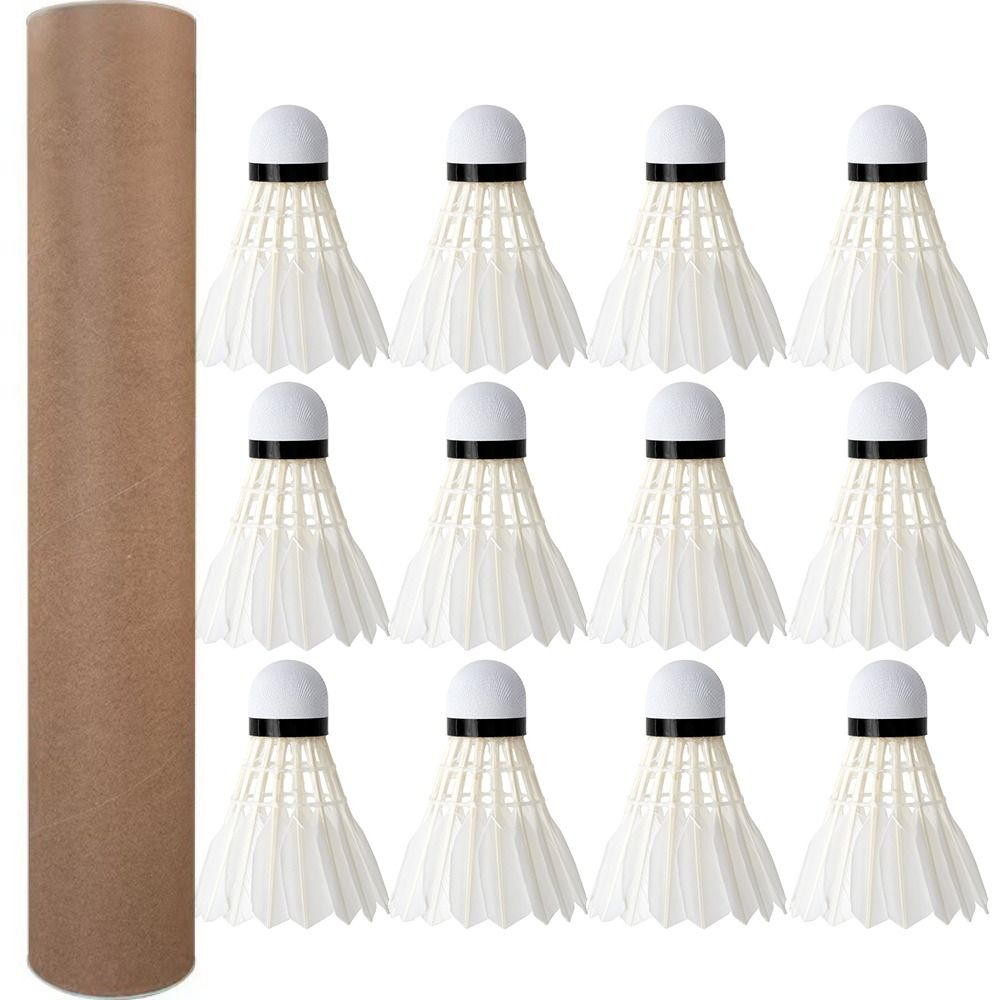 Feather Shuttlecock - Volant de Badminton professionnel en plumes