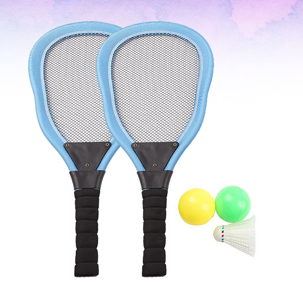 Badminton Grip - Ensemble de 5 raquettes de plage