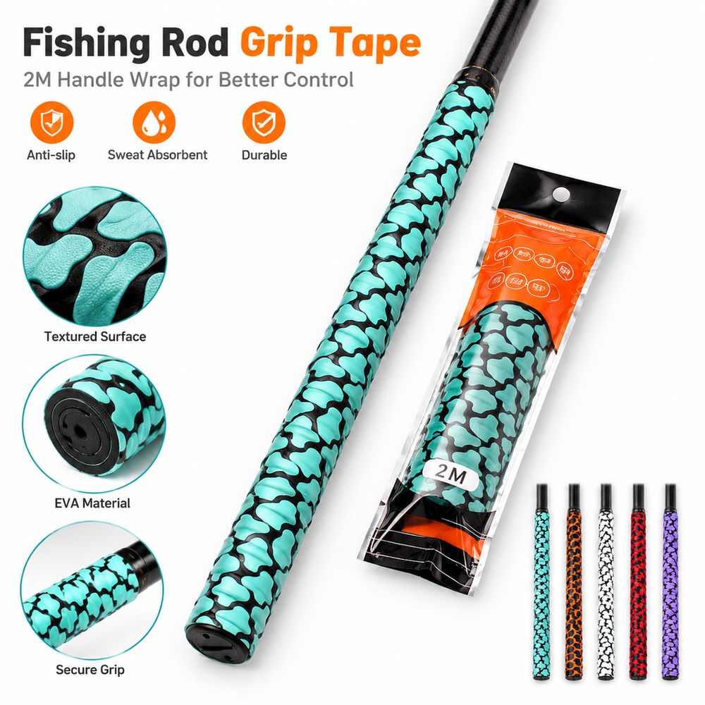 Badminton Grip - Bande antidérapante pour canne à pêche,