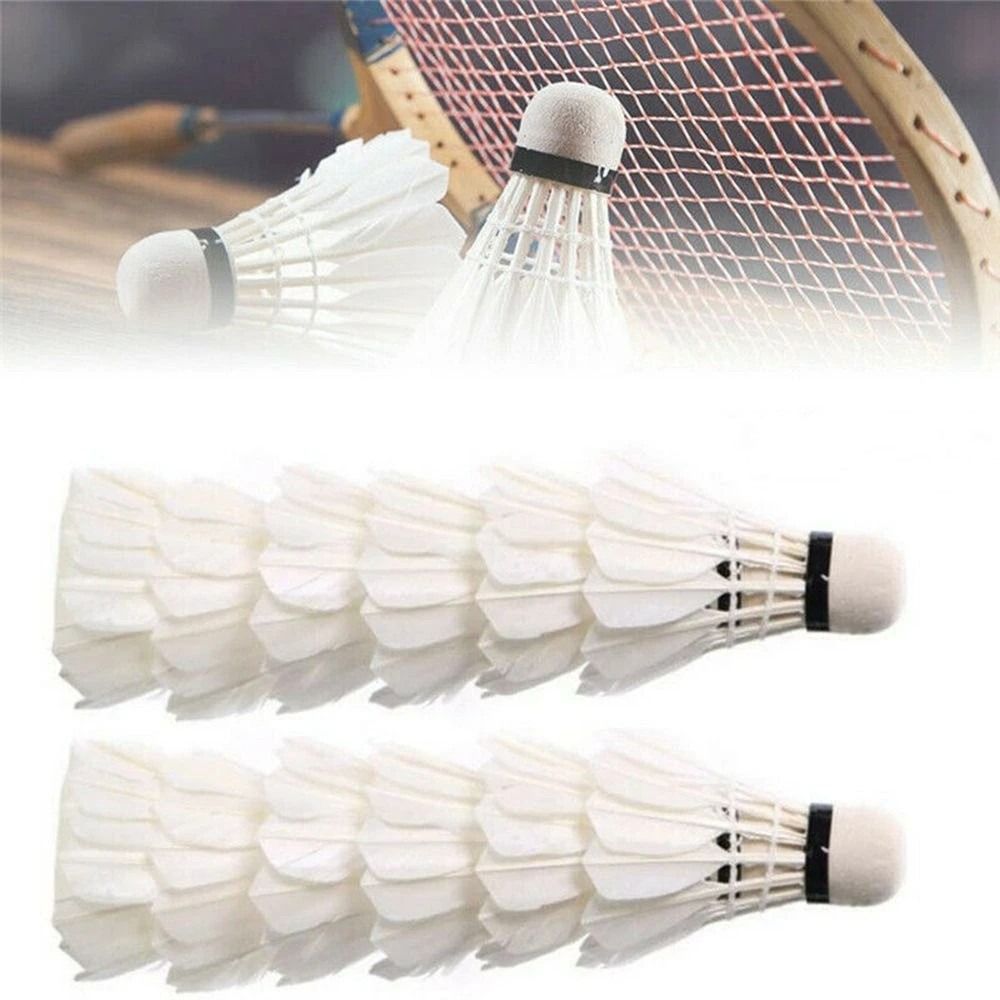 3/6/12 pièces Nouveaux volants - Feather Shuttlecock avis et prix