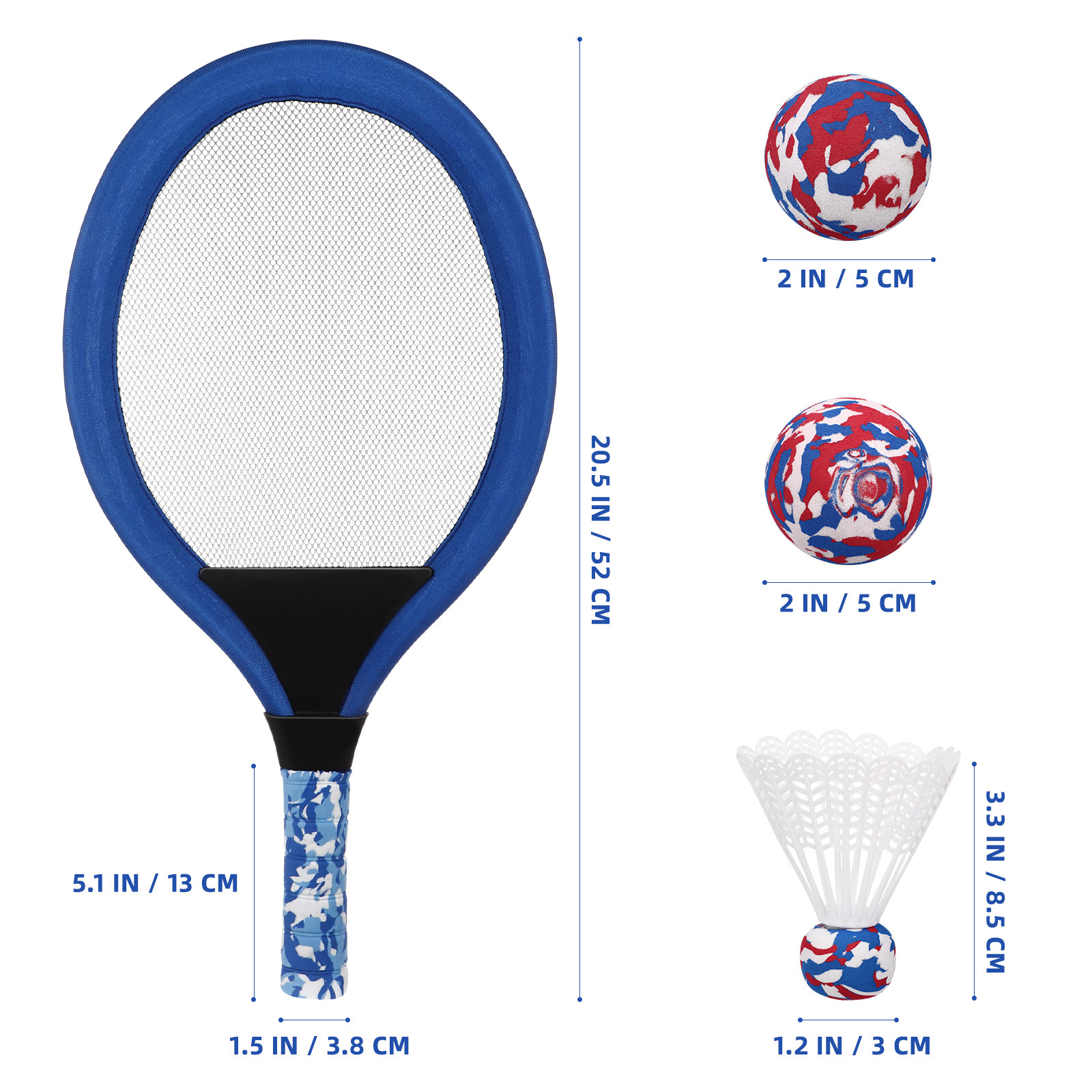 1 paire de raquettes de tennis - Badminton Materi avis et prix