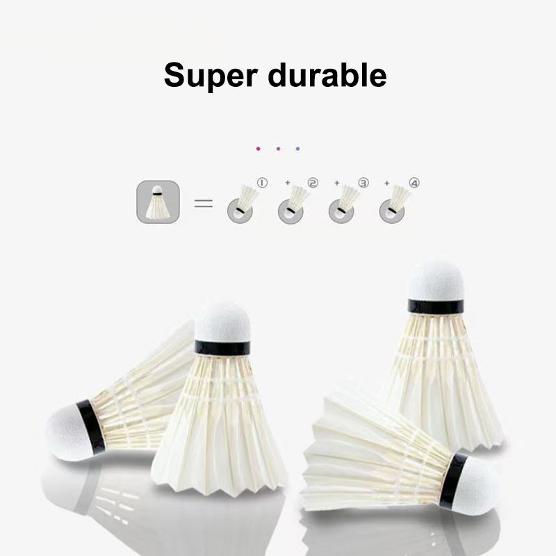 3/6 pièces de volants de badmi - Badminton Shuttlecock avis et prix