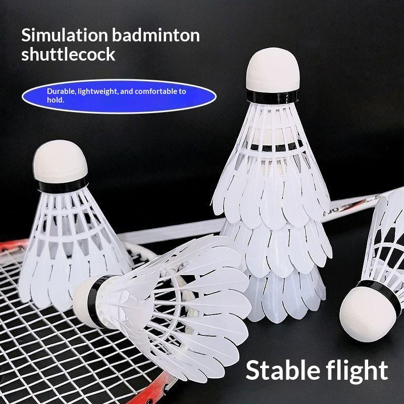 3/6/12 pièces, volants de badm - Badminton Shuttlecock avis et prix