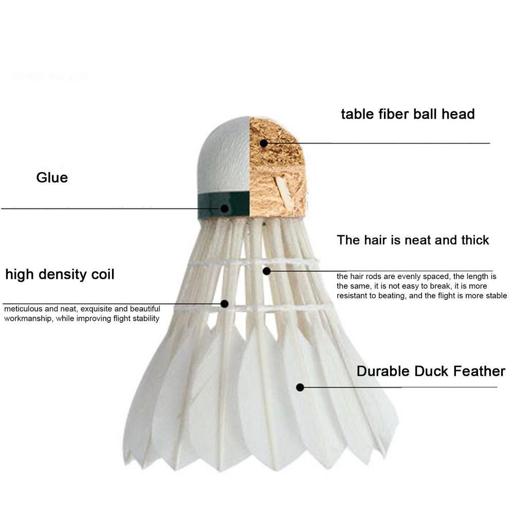 Volant de Badminton profession - Feather Shuttlecock avis et prix