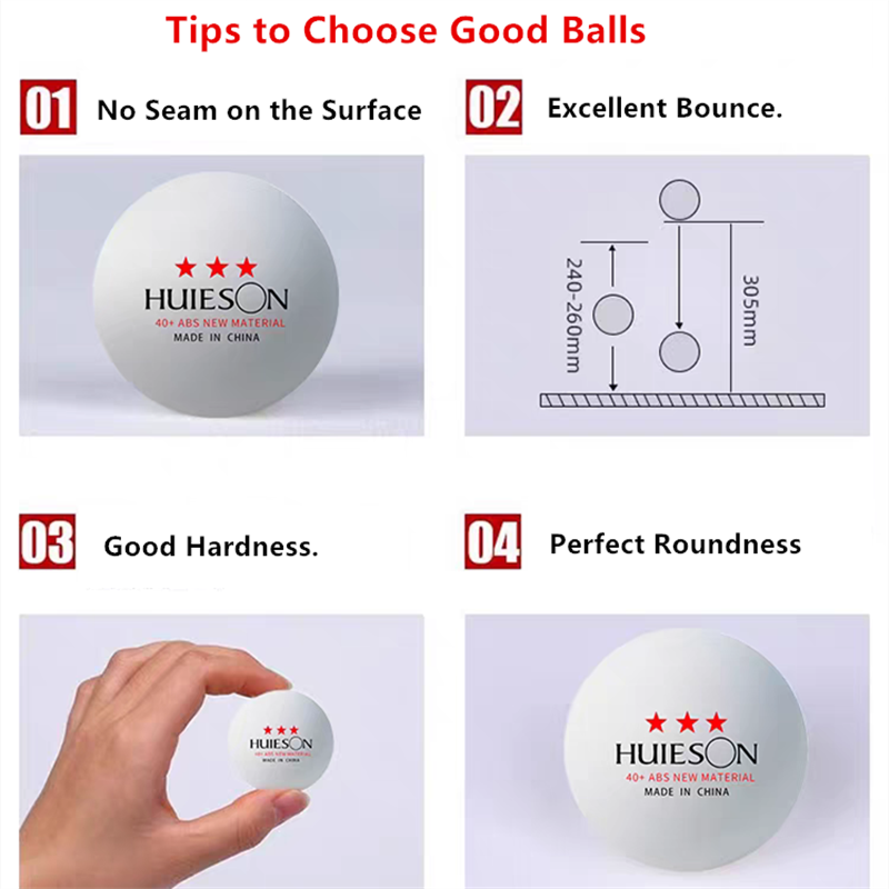 Balles de ping-pong Huieson ve - Badminton In English avis et prix