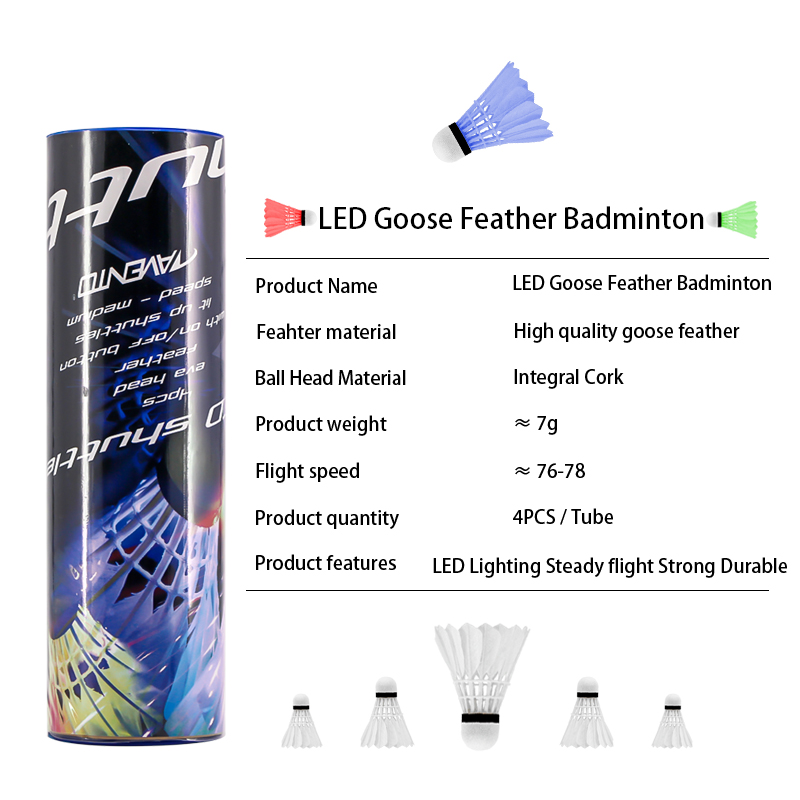 Welkin – 4 pièces de Badminton - Feather Shuttlecock avis et prix