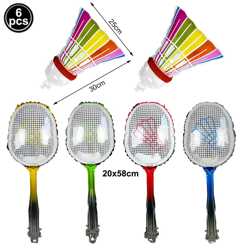 Ballons en aluminium à thème s - Badminton Shuttlecock avis et prix